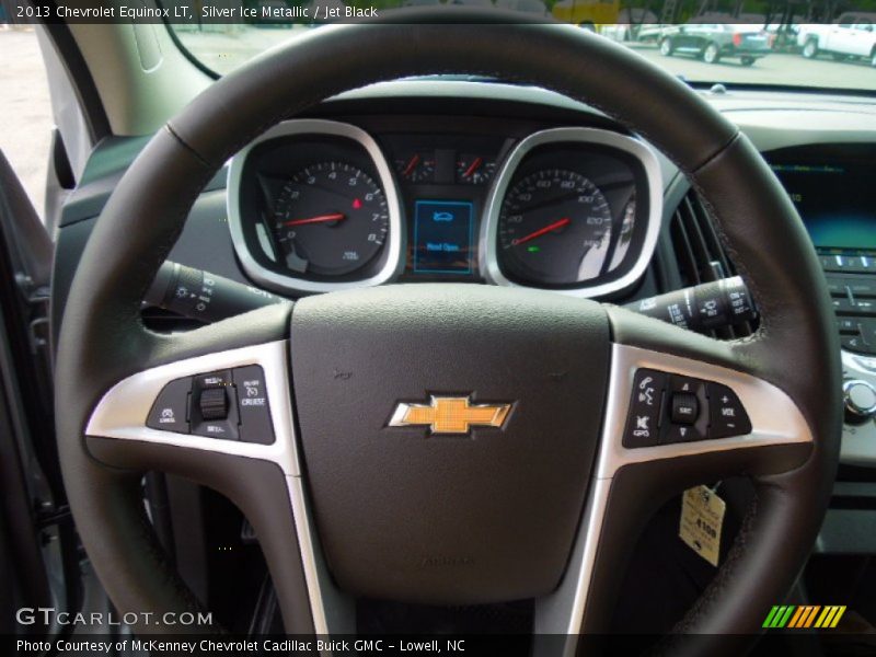 Silver Ice Metallic / Jet Black 2013 Chevrolet Equinox LT
