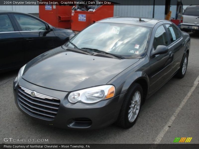 Graphite Metallic / Dark Slate Gray 2004 Chrysler Sebring Touring Sedan