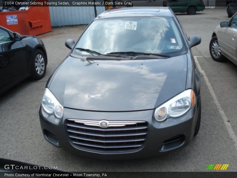 Graphite Metallic / Dark Slate Gray 2004 Chrysler Sebring Touring Sedan