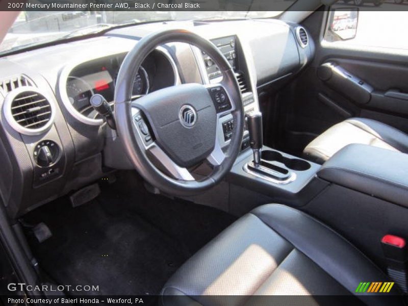 Black / Charcoal Black 2007 Mercury Mountaineer Premier AWD