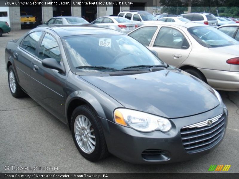 Graphite Metallic / Dark Slate Gray 2004 Chrysler Sebring Touring Sedan