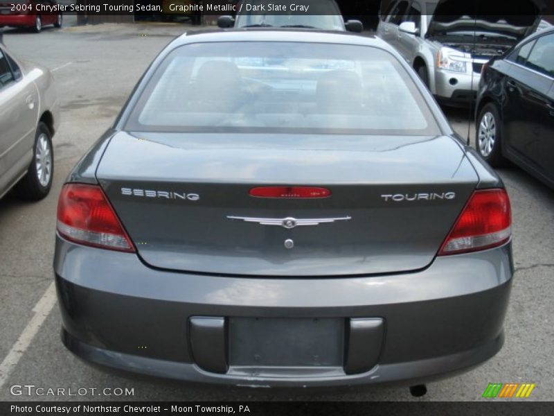 Graphite Metallic / Dark Slate Gray 2004 Chrysler Sebring Touring Sedan