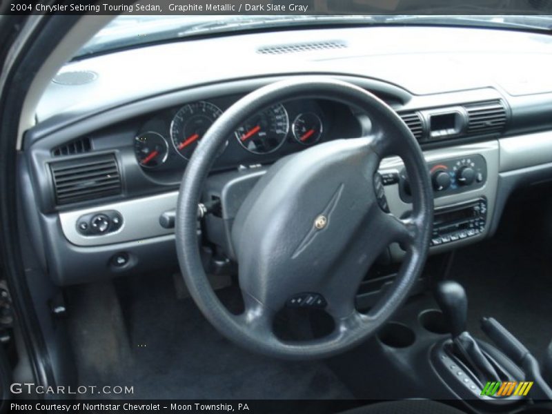 Graphite Metallic / Dark Slate Gray 2004 Chrysler Sebring Touring Sedan
