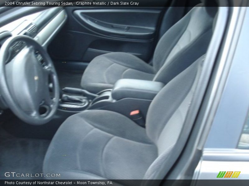 Graphite Metallic / Dark Slate Gray 2004 Chrysler Sebring Touring Sedan