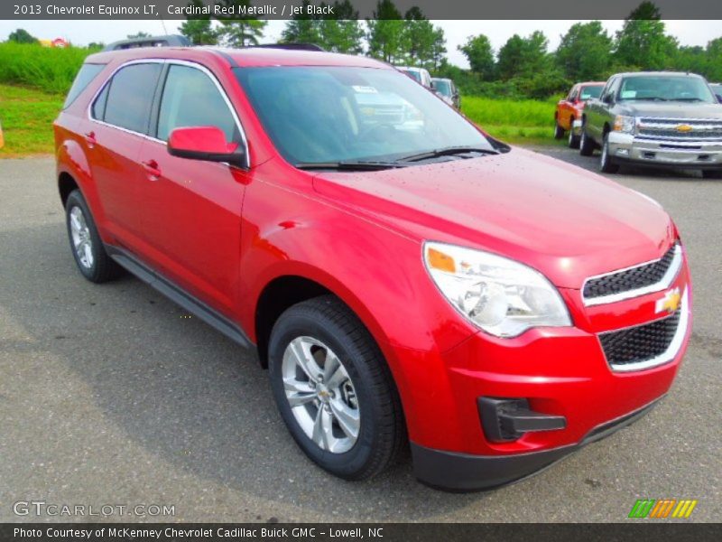 Cardinal Red Metallic / Jet Black 2013 Chevrolet Equinox LT