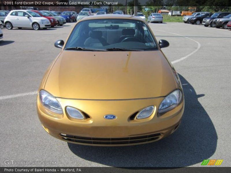 Sunray Gold Metallic / Dark Charcoal 2001 Ford Escort ZX2 Coupe