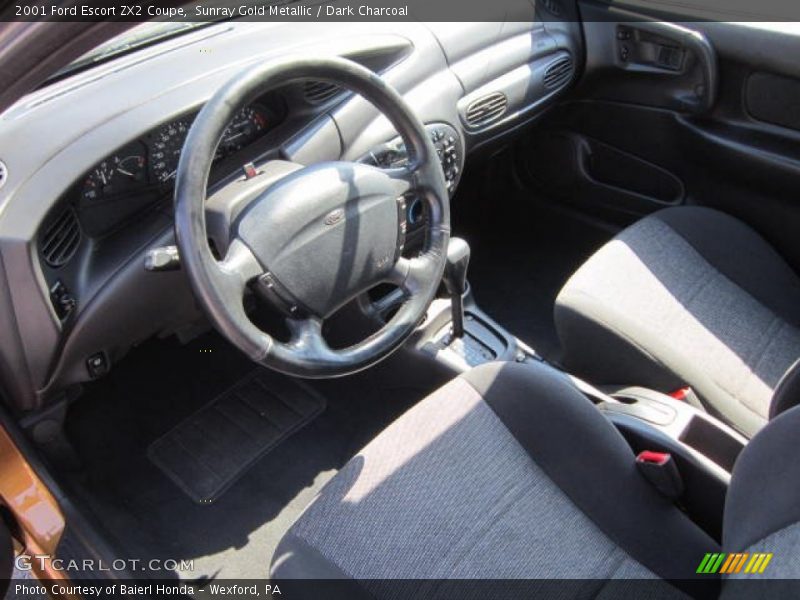 Dark Charcoal Interior - 2001 Escort ZX2 Coupe 