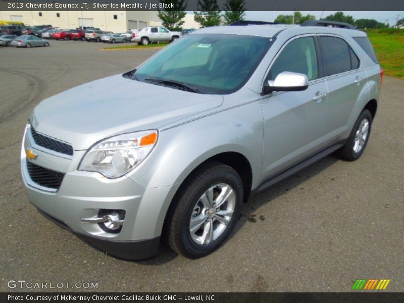 Silver Ice Metallic / Jet Black 2013 Chevrolet Equinox LT
