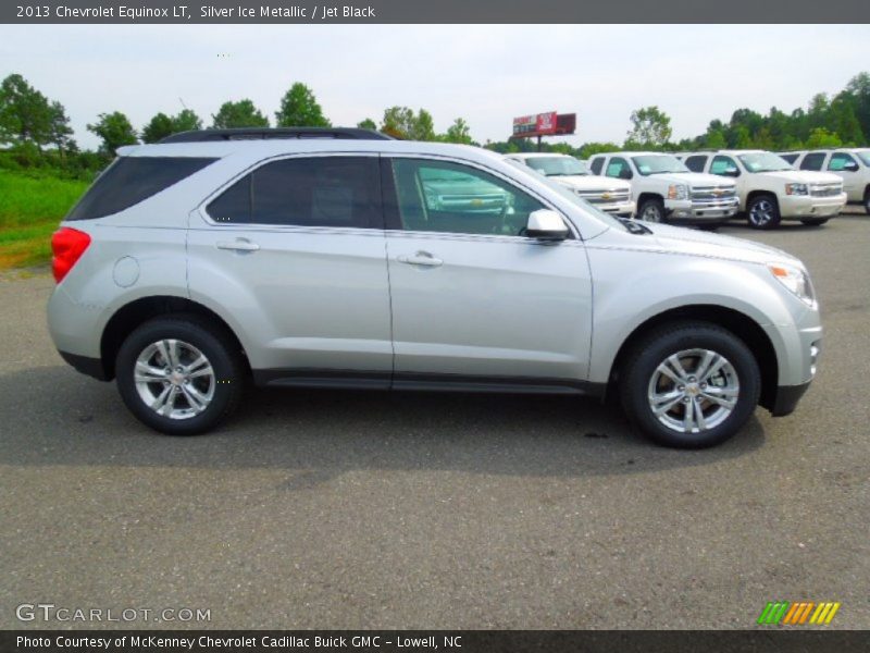 Silver Ice Metallic / Jet Black 2013 Chevrolet Equinox LT