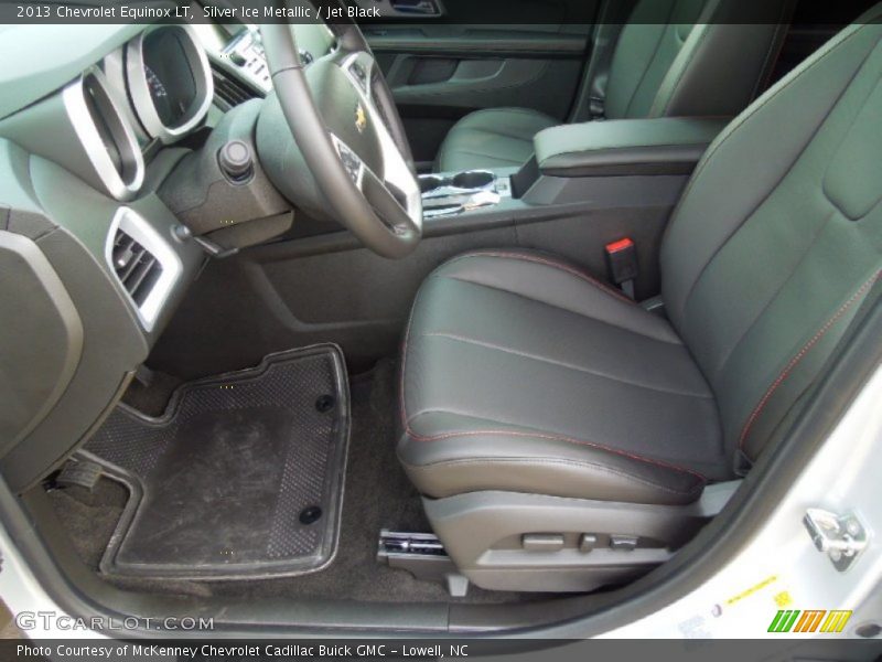 Silver Ice Metallic / Jet Black 2013 Chevrolet Equinox LT