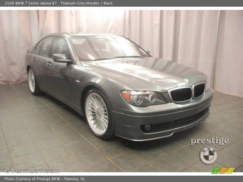 Titanium Grey Metallic / Black 2008 BMW 7 Series Alpina B7