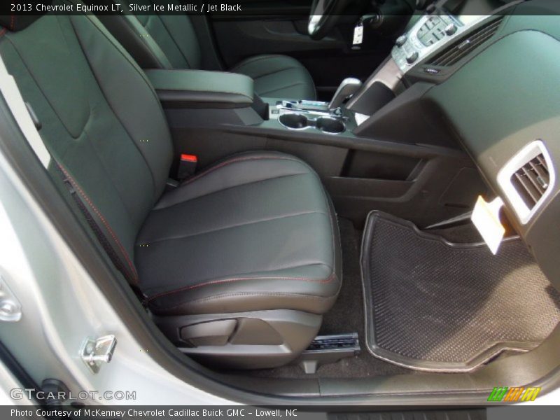 Silver Ice Metallic / Jet Black 2013 Chevrolet Equinox LT