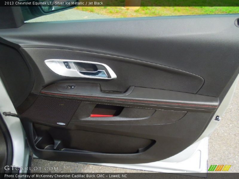 Silver Ice Metallic / Jet Black 2013 Chevrolet Equinox LT