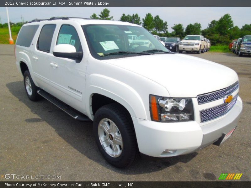 Summit White / Ebony 2013 Chevrolet Suburban LT 4x4
