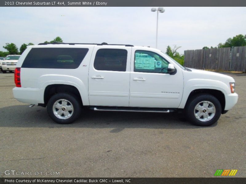 Summit White / Ebony 2013 Chevrolet Suburban LT 4x4