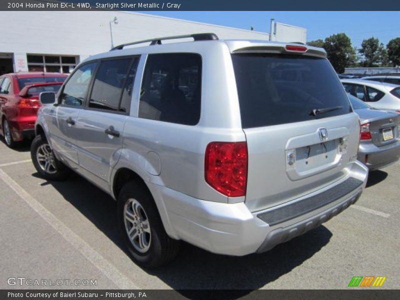 Starlight Silver Metallic / Gray 2004 Honda Pilot EX-L 4WD