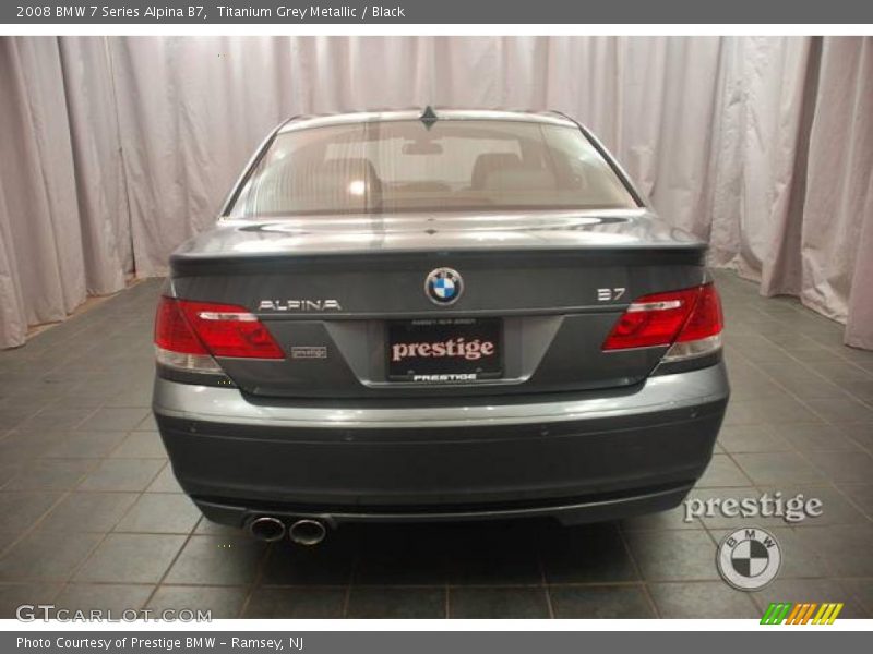 Titanium Grey Metallic / Black 2008 BMW 7 Series Alpina B7