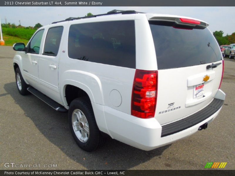 Summit White / Ebony 2013 Chevrolet Suburban LT 4x4