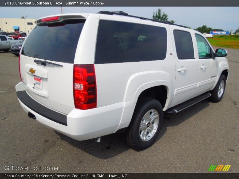 Summit White / Ebony 2013 Chevrolet Suburban LT 4x4