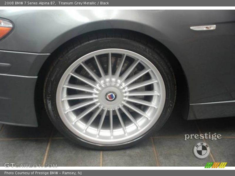 Titanium Grey Metallic / Black 2008 BMW 7 Series Alpina B7