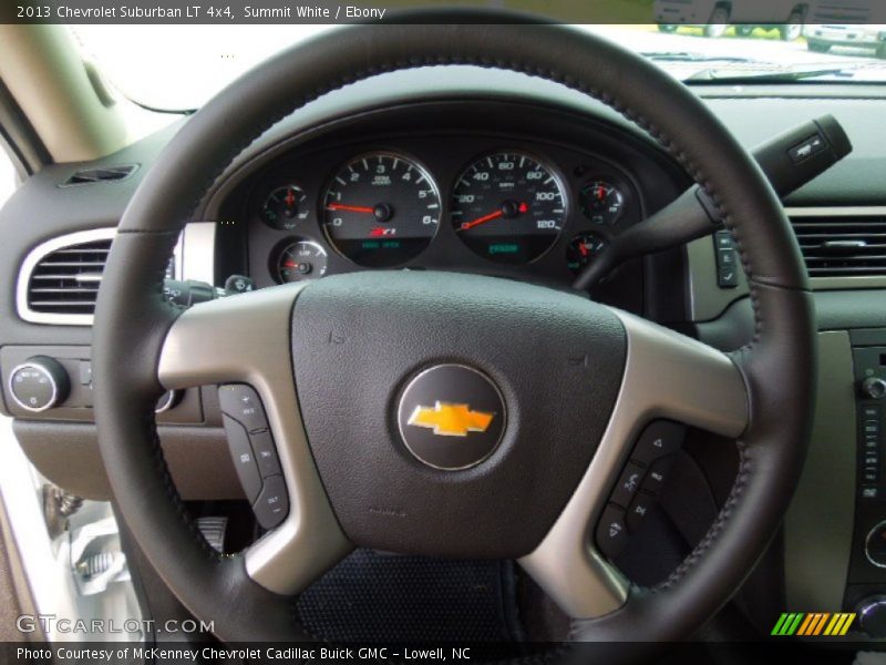 Summit White / Ebony 2013 Chevrolet Suburban LT 4x4