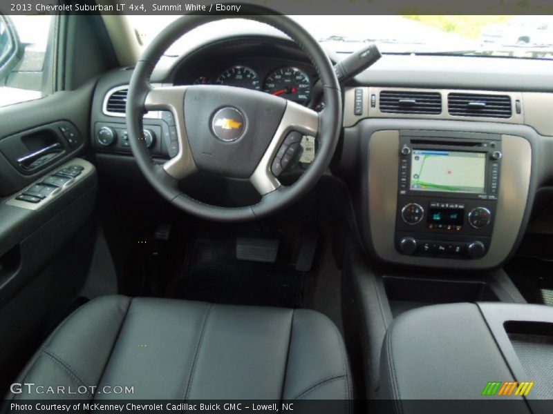 Summit White / Ebony 2013 Chevrolet Suburban LT 4x4