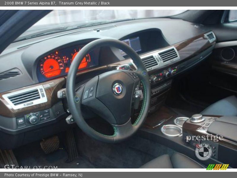 Titanium Grey Metallic / Black 2008 BMW 7 Series Alpina B7