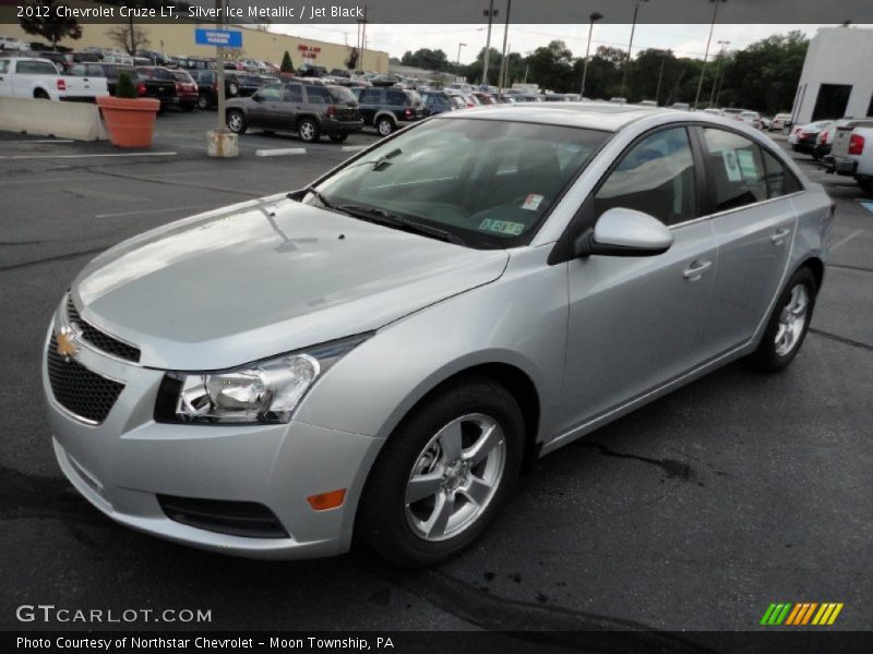 Silver Ice Metallic / Jet Black 2012 Chevrolet Cruze LT