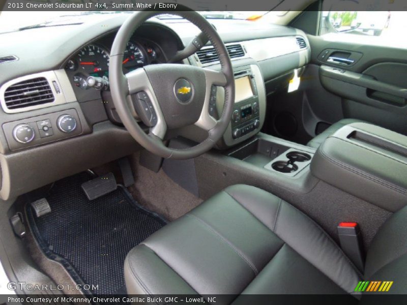 Summit White / Ebony 2013 Chevrolet Suburban LT 4x4