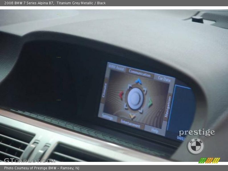 Titanium Grey Metallic / Black 2008 BMW 7 Series Alpina B7