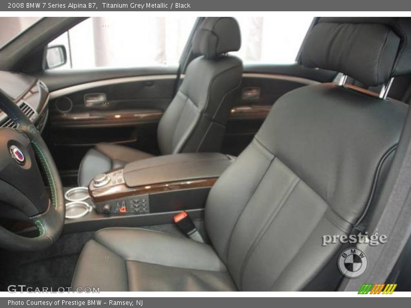 Titanium Grey Metallic / Black 2008 BMW 7 Series Alpina B7