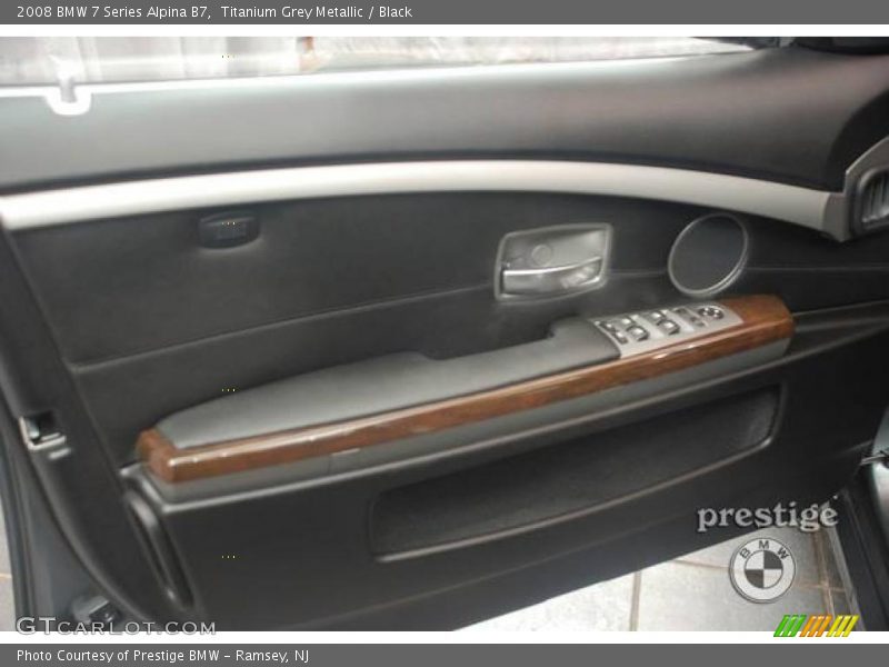 Titanium Grey Metallic / Black 2008 BMW 7 Series Alpina B7