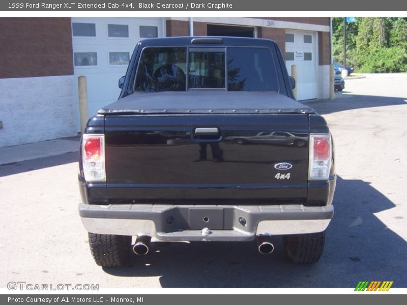 Black Clearcoat / Dark Graphite 1999 Ford Ranger XLT Extended Cab 4x4