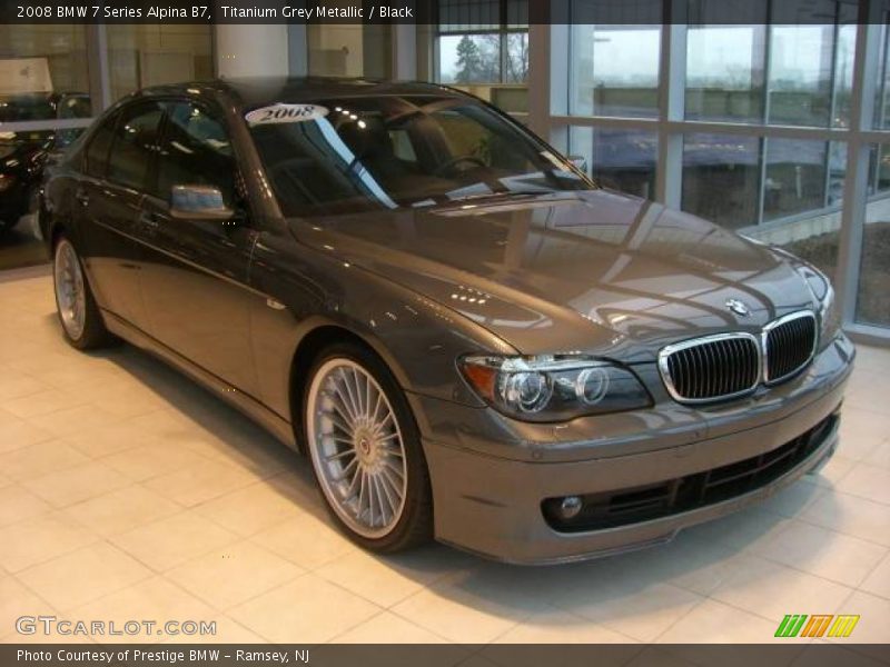 Titanium Grey Metallic / Black 2008 BMW 7 Series Alpina B7