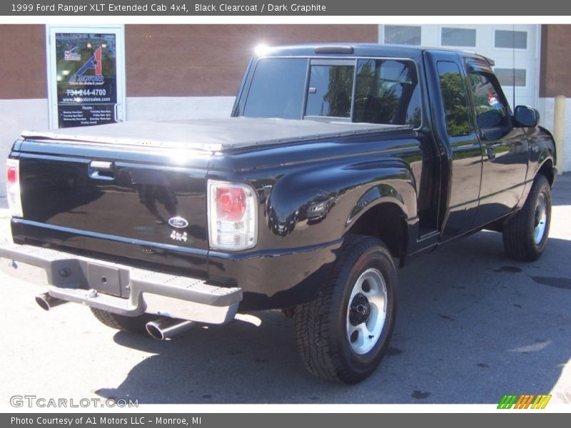 Black Clearcoat / Dark Graphite 1999 Ford Ranger XLT Extended Cab 4x4