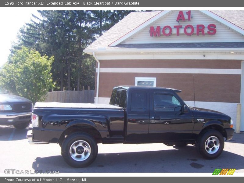 Black Clearcoat / Dark Graphite 1999 Ford Ranger XLT Extended Cab 4x4