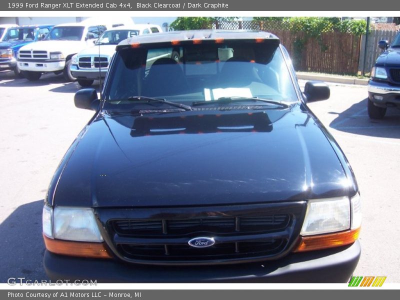 Black Clearcoat / Dark Graphite 1999 Ford Ranger XLT Extended Cab 4x4