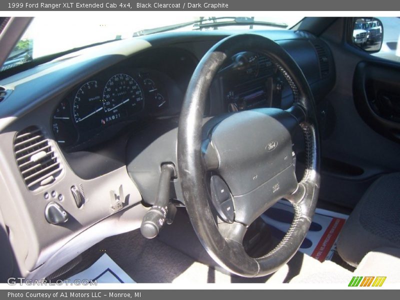 Black Clearcoat / Dark Graphite 1999 Ford Ranger XLT Extended Cab 4x4