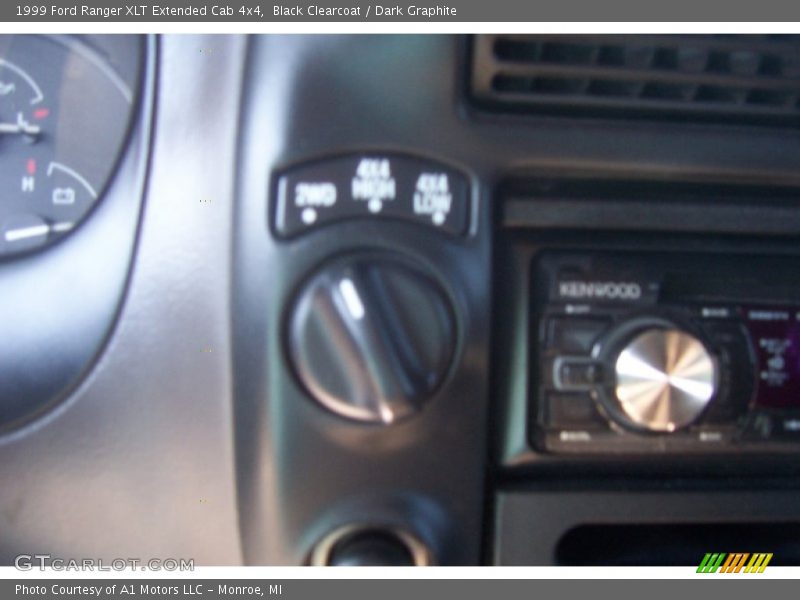 Black Clearcoat / Dark Graphite 1999 Ford Ranger XLT Extended Cab 4x4