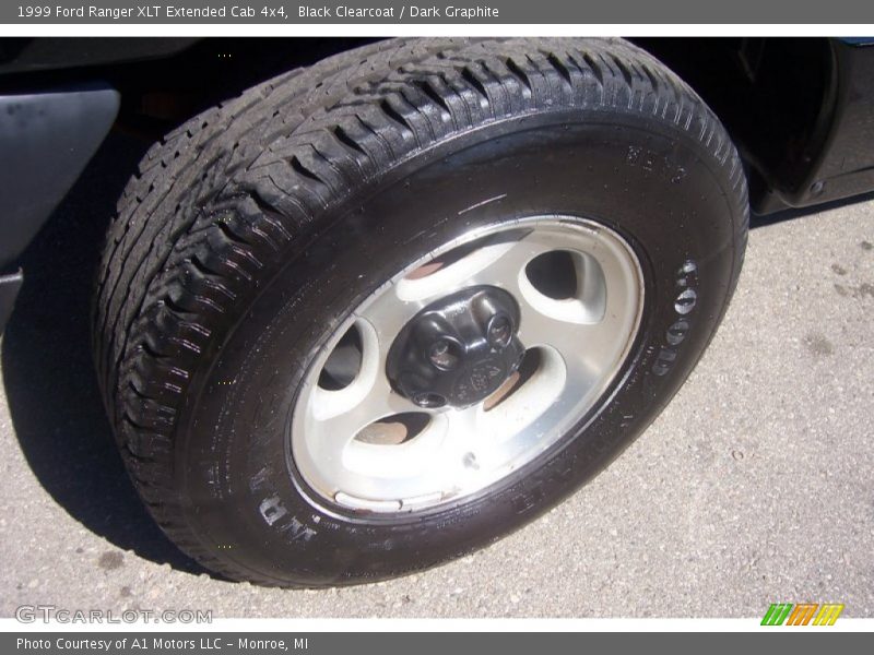 Black Clearcoat / Dark Graphite 1999 Ford Ranger XLT Extended Cab 4x4