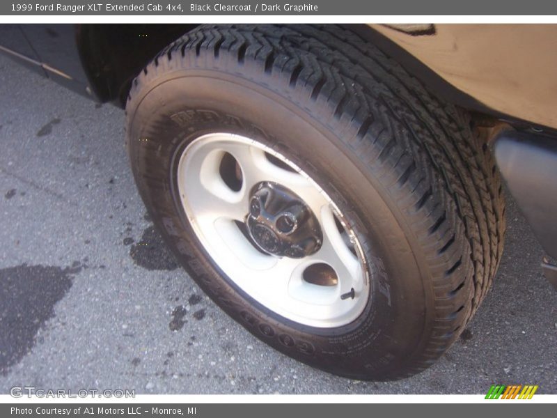 Black Clearcoat / Dark Graphite 1999 Ford Ranger XLT Extended Cab 4x4