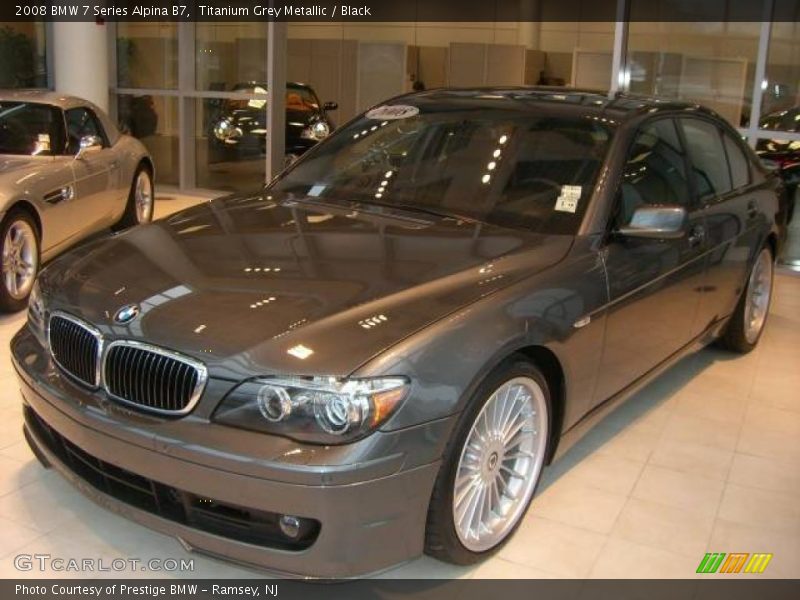 Titanium Grey Metallic / Black 2008 BMW 7 Series Alpina B7