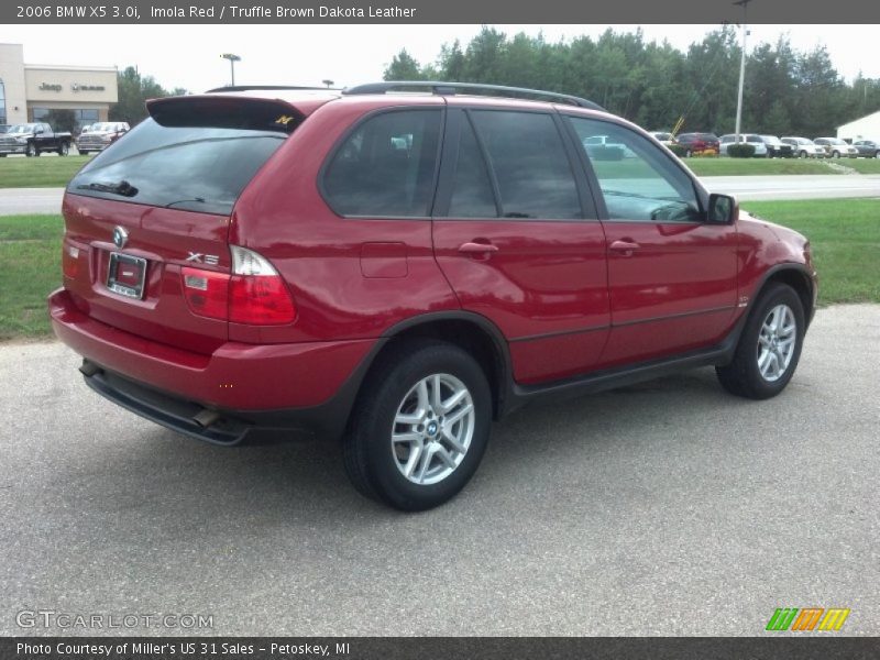 Imola Red / Truffle Brown Dakota Leather 2006 BMW X5 3.0i