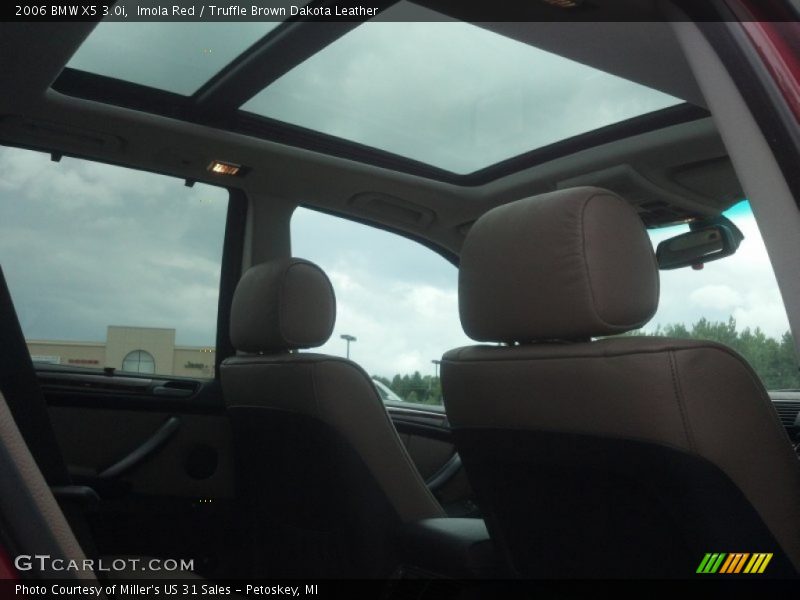 Imola Red / Truffle Brown Dakota Leather 2006 BMW X5 3.0i