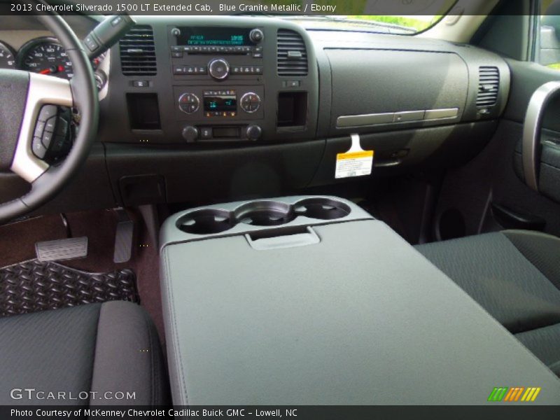 Blue Granite Metallic / Ebony 2013 Chevrolet Silverado 1500 LT Extended Cab