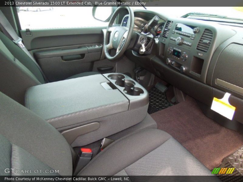 Blue Granite Metallic / Ebony 2013 Chevrolet Silverado 1500 LT Extended Cab