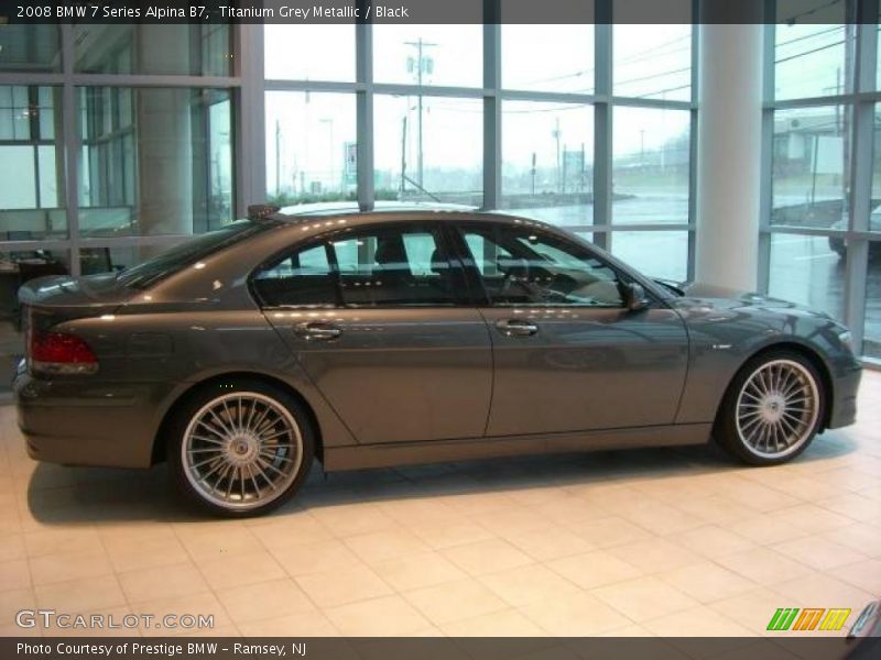 Titanium Grey Metallic / Black 2008 BMW 7 Series Alpina B7