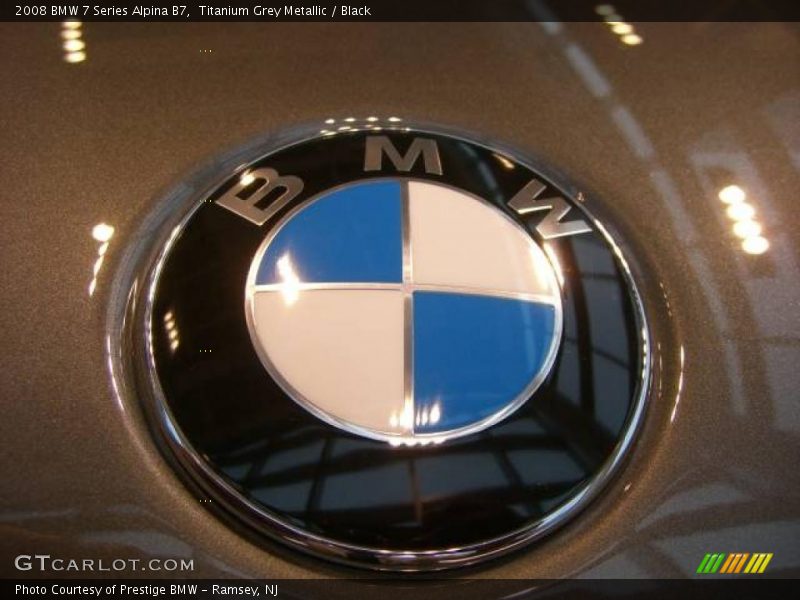 Titanium Grey Metallic / Black 2008 BMW 7 Series Alpina B7