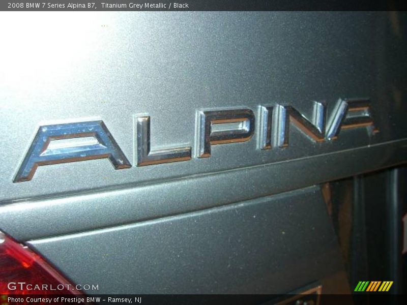 Titanium Grey Metallic / Black 2008 BMW 7 Series Alpina B7