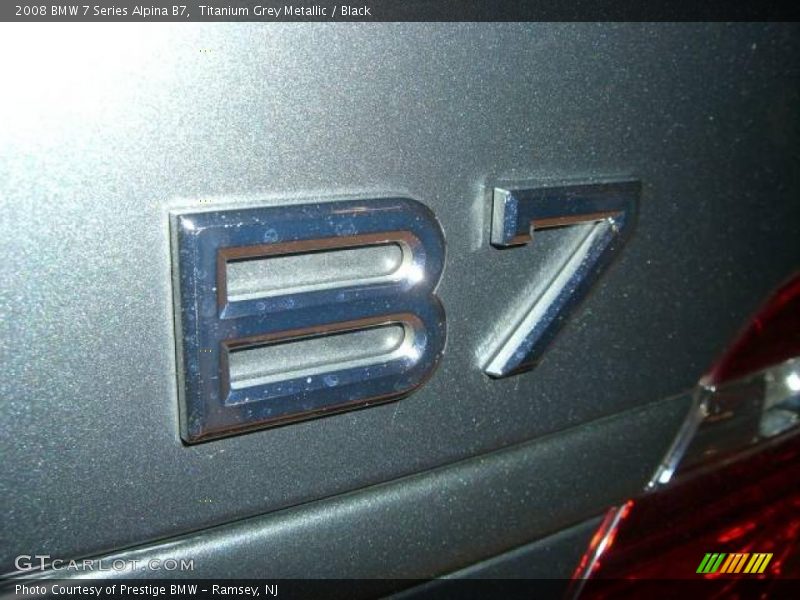 Titanium Grey Metallic / Black 2008 BMW 7 Series Alpina B7